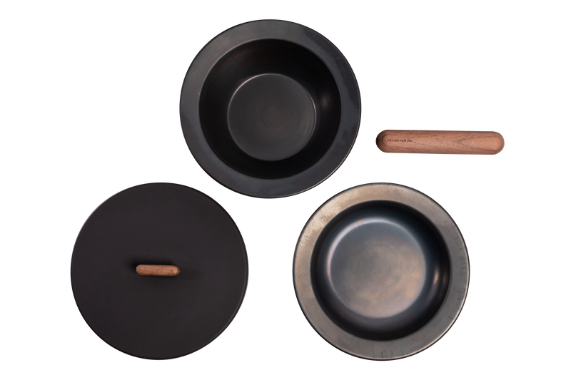 フライパンジュウ M+深型(M)+専用フタ(M) ハンドルセット|【公式通販 フライパンジュウ M+深型(M)+専用フタ(M) ハンドルセット|【公式通販
